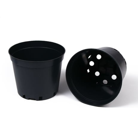 Горшок для рассады Greengo круглый, 5 л, 22x18 см, черный 5397799