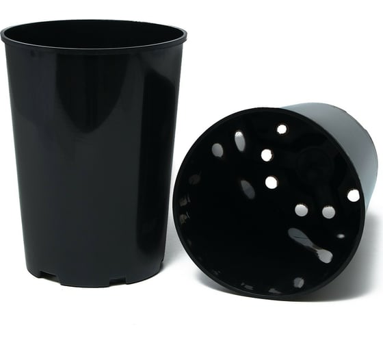 Высокий горшок для рассады Greengo круглый, 2 л, 14x18 см 5397800 1