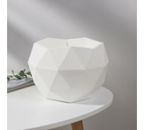 Кашпо СИМАЛЕНД Топаз 2.5 л, белое 6932171