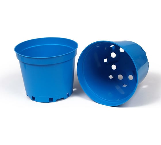 Горшок для рассады Greengo круглый, 5 л, 22x18 см, голубой 7049577 1