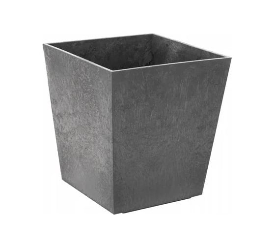 Горшок цветочный Multyhome Sonata 30х30х33см (17л), серебристо-серый EU5100011