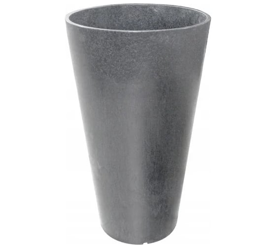 Горшок цветочный Multyhome Concerto d36х66см (36л), стальной серый EU5100175