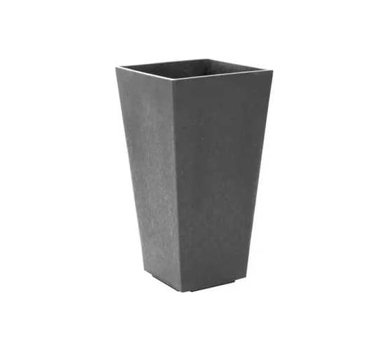 Горшок цветочный Multyhome Sonata 35х35х70см (50л), стальной серый EU5100007