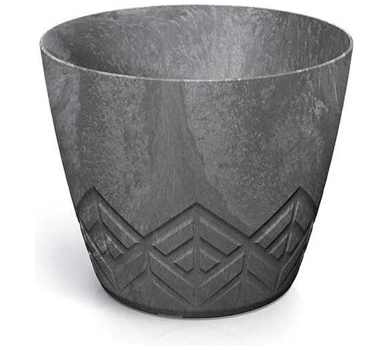 Горшок цветочный Prosperplast Areco Beton Effect 300E (12,8л), маренго DARE300E-425U