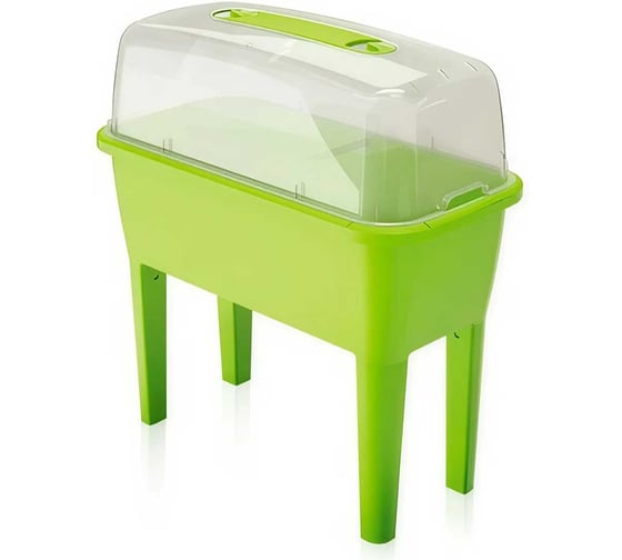 Горшок цветочный Prosperplast Respana 770 (52л) на ножках, лайм DREP770-389U