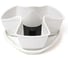 Горшок цветочный Prosperplast Coubi 3 (3х3л), белый DKN3003-S449 1