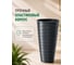 Горшок цветочный Prosperplast Freze 400 (18/59л),черный DHFE400-S433 6
