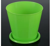 Горшок для орхидей Доляна 0.8 л, зеленый 1345283