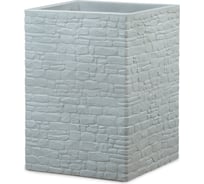 Пластиковый горшок SCHEURICH Muretto High, Stony Grey, форма 247, D38 H54, серый камень 64497