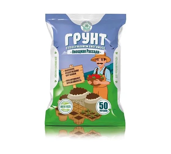 Грунт Овощная рассада Магия Роста 50л 1757