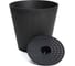 Горшок цветочный Multyhome Octavia d40х38см (26л), черный EU5100053 2