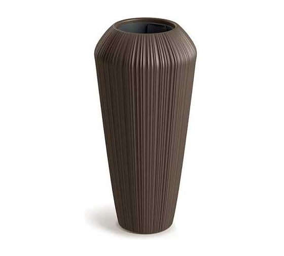 Кашпо Scheurich DPOH560-232U Ороха Ø56; выс.90см 20/130л орех с вкладышем 075697