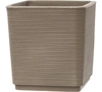 Кашпо Teraplast THAR HARENA 38x38х39.8 см, светло-коричневое DOT SAND 37473038306