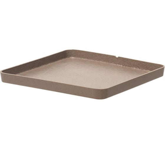 Поддон Teraplast MATTER SQUARE 33.5x33.5 см, светло-коричневое DOT SAND 39482038306