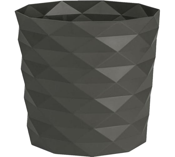 Кашпо La Decoro Диамант, 0,5 л, трюфель 284141 1