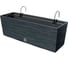 Горшок цветочный Prosperplast Furu Case 600W (12/18л) навесной, антрацит DFC600W-S433 1