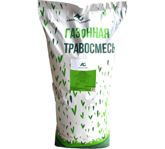 Газонная травосмесь ABSOLUTE GREEN Грин Бюджет 20 кг 00000000615
