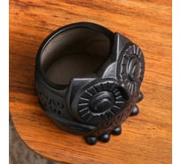 Горшок для цветов СИМАЛЕНД Сова чёрный, 14 см, 1 л 7668315