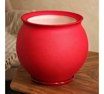 Горшок для цветов СИМАЛЕНД Тюльпан 24 л, красный 5214558