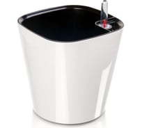 Цветочный горшок с автополивом АКИБИ КОМФОРТ 4.5 л, белый ПИ-39-9ТХ