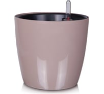 Цветочный горшок с автополивом АКИБИ КОМФОРТ 3.5 л, какао ПИ-25-13ТХ