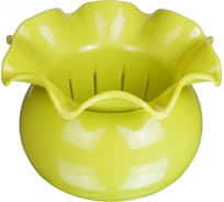 Цветочный горшок для фиалок АКИБИ светлая олива ПИ-20-15ТХ