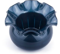 Цветочный горшок для фиалок АКИБИ АЛЕНЬКИЙ ЦВЕТОЧЕК синий перламутр ПИ-20-3ТХ