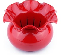 Цветочный горшок для фиалок АКИБИ АЛЕНЬКИЙ ЦВЕТОЧЕК красный ПИ-20-7ТХ