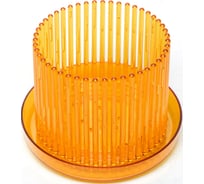 Цветочный горшок для орхидеи АКИБИ КОРОНА янтарь ПИ-6-3ТХ