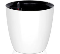 Цветочный горшок с автополивом АКИБИ КОМФОРТ 12 л, белый ПИ-33-9ТХ