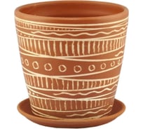 Горшок для цветов Сады Аурики т3118 ТерраАурика Лайнс 18х18 см 066225
