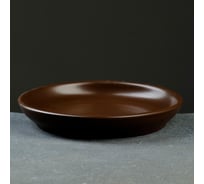 Подставка для кашпо СИМАЛЕНД 15 см, коричневая 5598854