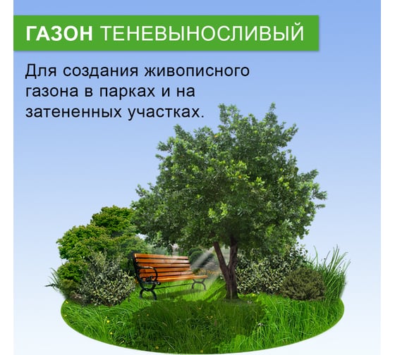 Семена газона Зри в корень Теневыносливый 0.8 кг 1010026128