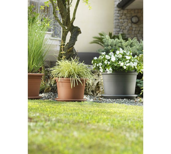 Горшок Teraplast CILINDRO classic диам. 60 см, коричневый 01001060001