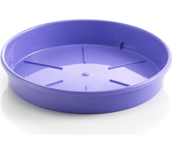 Поддон Teraplast PLATO диам. 20 см, высота 3.3 см, фиолетовый 08086020019 1