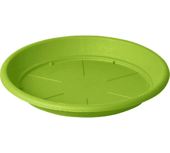 Поддон Teraplast SOTTOVASO COLOUR диам. 30 см, высота 4.1 см, зеленый 01011030007 1