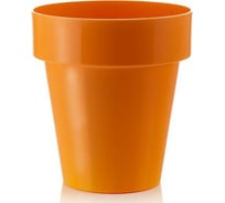 Горшок Teraplast PORTO диам. 16 см, высота 17.5 см, оранжевый 08083016016