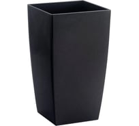 Кашпо Teraplast ALGARVE 20x20х35 см, черное 08018035006