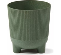 Кашпо на ножках LAMELA Sp.z o.220 ARIA eco wood jumper 16х17.5 см, зеленое 066188