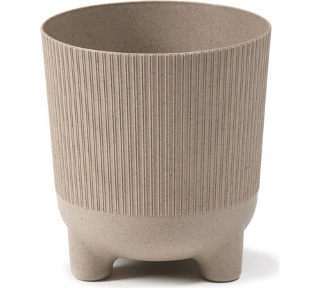 Кашпо на ножках LAMELA Sp.z o.223 ARIA eco coffee jumper 16х17.5 см, кофе латте 066195