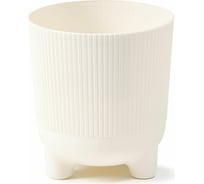 Кашпо на ножках LAMELA Sp.z o.216 ARIA jumper 14х15 см, кремовое 066171