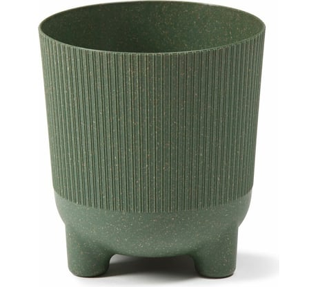 Кашпо на ножках LAMELA Sp.z o.221 ARIA eco wood jumper 18х19.5 см, зеленое 066192