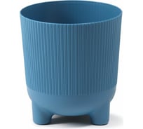 Кашпо на ножках LAMELA Sp.z o.217 ARIA jumper 16х17.5 см, синее 066176