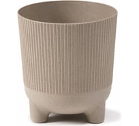 Кашпо на ножках LAMELA Sp.z o.224 ARIA eco coffee jumper 18х19.5 см, кофе латте 066197