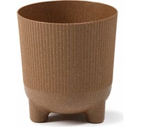 Кашпо на ножках LAMELA Sp.z o.221 ARIA eco wood jumper 18х19.5 см, натуральное дерево 066191