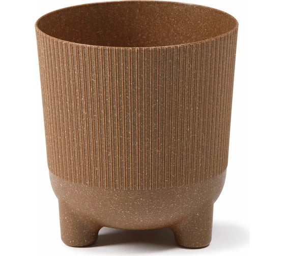 Кашпо на ножках LAMELA Sp.z o.221 ARIA eco wood jumper 18х19.5 см, натуральное дерево 066191