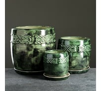 Набор горшков СИМАЛЕНД Престиж 3 шт., зеленый, 10.5 л, 4.5 л, 2 л 7547516