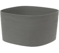 Кашпо Teraplast RODI INSULA 37x37х21 см, светло-серое, с системой полива и индикатором 38710037241/10961000008