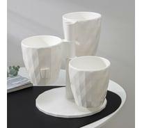 Многоярусное кашпо СИМАЛЕНД Ruby белое 4534401