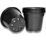 Горшок для рассады PERFECTO LINEA круглый, 130x130x105 мм, черный 22310 1